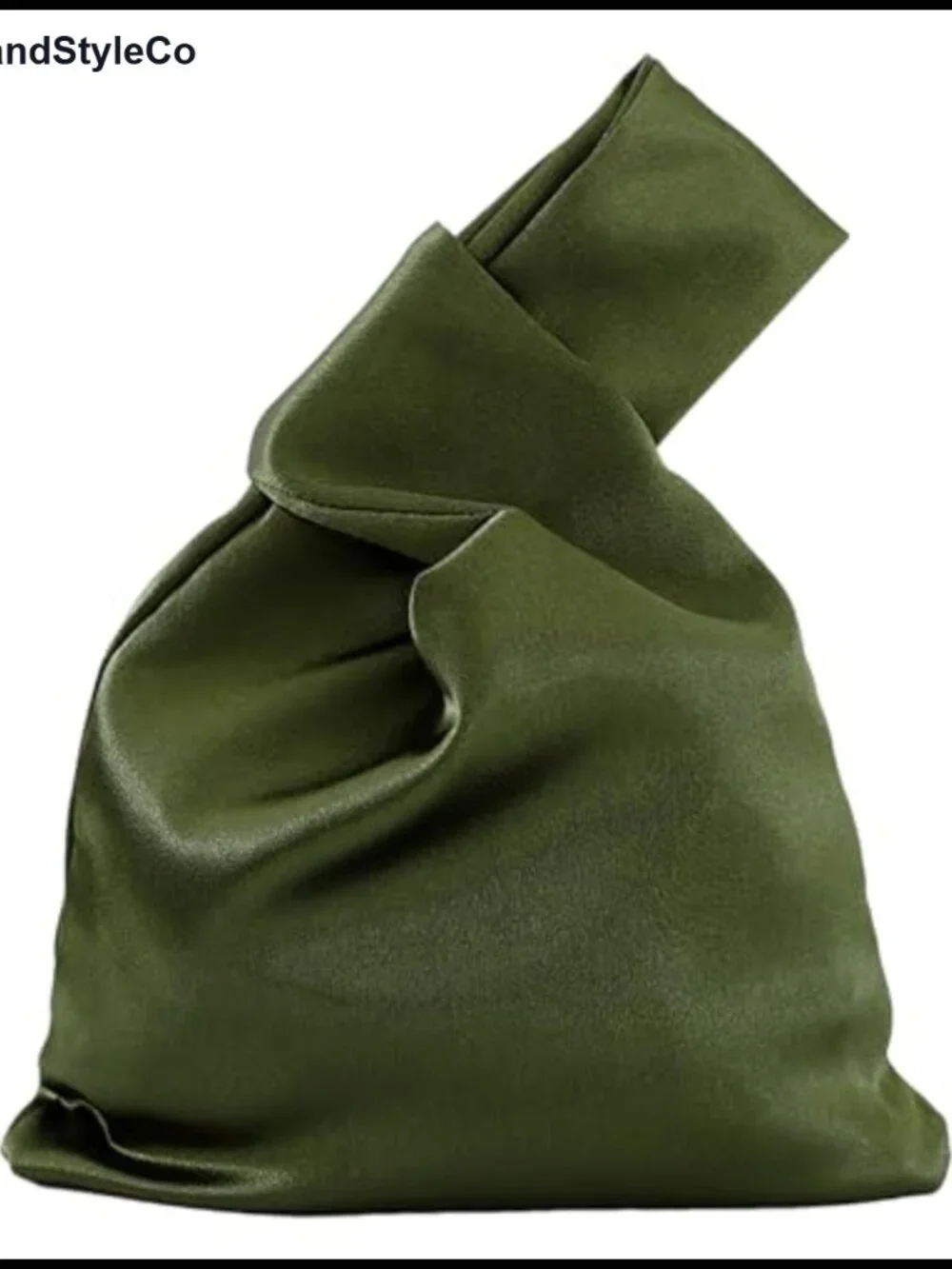 Satin Wrist Knot Bag Small Japanese Knot Clutch Evening Purse